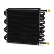 16 Pass 1/2" Transmission Cooler 8AN Tube Fin Cooler Air Compressor Aftercooler