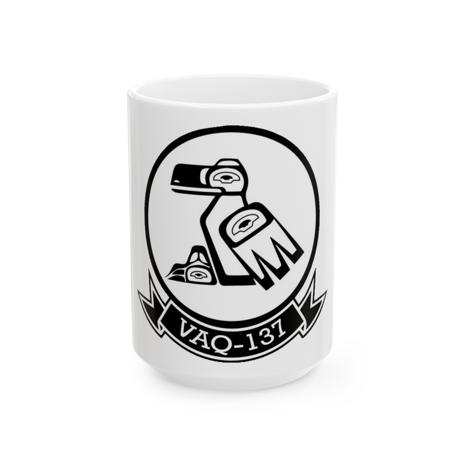 VAQ 137 Electronic Attack Squadron 137 (U.S. Navy) White Coffee Mug