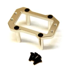 STRC STR320430S Alum Steering Servo Mounting Plate w/Posts Silver : Outcast 6S
