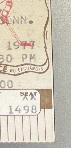 Bryant College Vs. U. of Conn. Hockey Ticket Stub (February 23, 1977) HTF - Picture 6 of 14