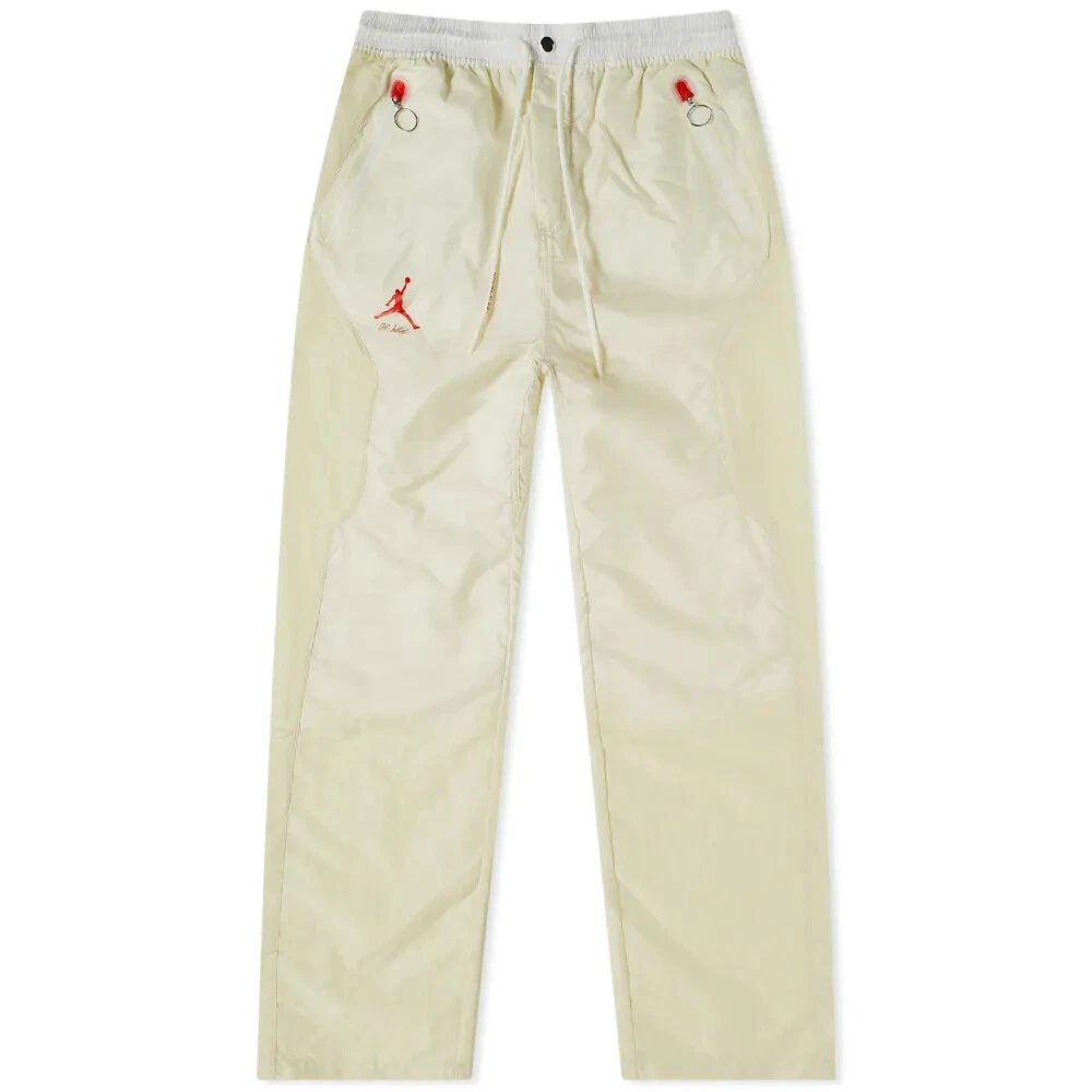 NEW w/ tags NIKE AIR JORDAN X OFF-WHITE WOVEN PANT SAIL & UNIVERSITY GOLD