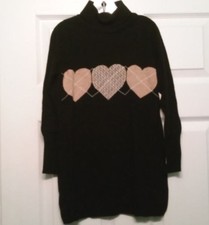 FENDI DESIGNER CHILDREN KIDS GIRLS TURTLE NECK TUNIC SWEATER  SIZE 6