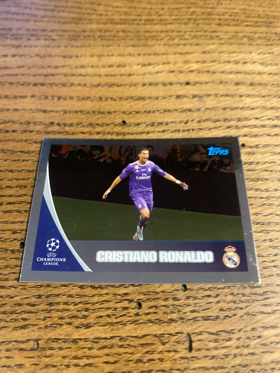 Topps UEFA Champions League CL 2017/2018 Cristiano Ronaldo Foil sticker #5