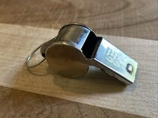 Vintage Taiwan Stamped Silver Tone Whistle