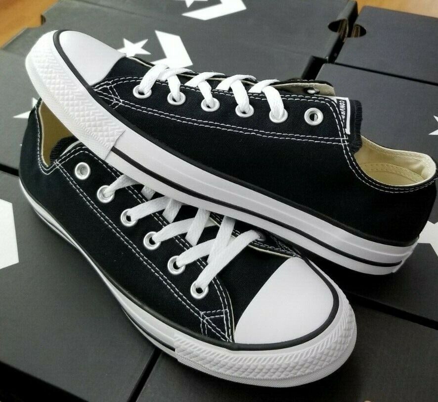 CONVERSE ALL STAR CHUCK TAYLOR LOW M9166 PRETO/BRANCO