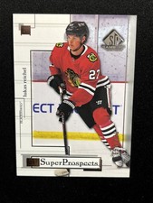 22-23 UD SP Game Used Hockey Retro Super Prospect RC-9 Lukas Reichel /999