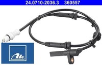 ATE 24.0710-2036.3 Sensor FüR Raddrehzahl ABS Sensor Raddrehzahl FüR Fiat