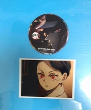 Demon Slayer Ufotable Cafe Muzan Kibutsuji Coaster Bromide