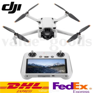 DJI Mini 3 Caméra Drone + RC Contrôleur à distance + 1 Batterie Authentique