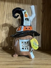 Blue Sky Clayworks Witches Brew Candle House Halloween Tea Light