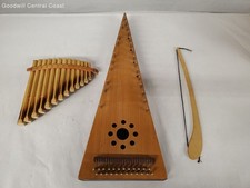 Multi-Brand Bowed Psaltery And Pan Flute