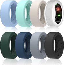 8 Pack Ring Cover for Oura Ring Gen 4 /Gen 3, Anti-Scratch Elastic Silicone C...