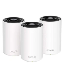 TP-Link Deco AXE5400 Tri-Band Wi-Fi 6E Wi-Fi Router and Extender -White (3 Pack)