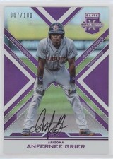 2016 Panini Elite Extra Edition Aspirations Purple 7/100 Anfernee Grier Auto 4fv