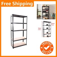 Heavy Duty adjustable Metal Shelving Unit - Ideal for Garages, Sheds, Warehouses