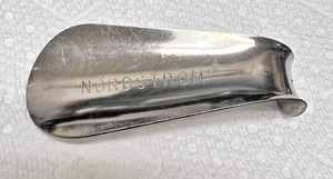 Vintage Nordstrom Metal Shoehorn Advertisement Shoe Horn
