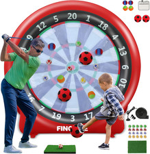 Giant Inflatable Dartboard, Kick Darts Outdoor Indoor Soccer Dartboard Game Golf