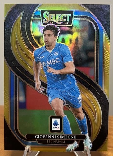 2024-25 Panini Select Serie a Mezzanine Giovanni Simeone #169 Gold Prizm /10