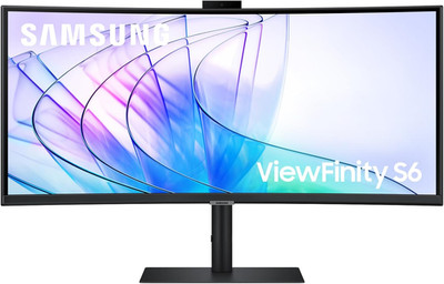 Samsung Viewfinity S65VC Curved Monitor 34 Zoll Mit Lautsprechern Und Webcam, HD