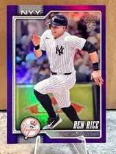 2026 Topps Series 1 - Ben Rice #133 Purple Rainbow Foil /250