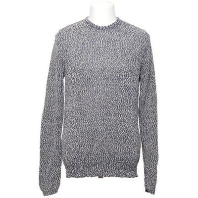 Selected Homme, Strickpullover, Größe: L, SAMMY CREW NECK, Blau/Weiß #PSe