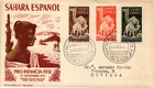 Spanish Sahara 1951 Edifil 91/93 Pro children Fauna Camels (6101)