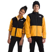 NORTH FACE YOUTH Unisex DENALI FLEECE JACKET Large 14/16 BNWT Authentic Yellow