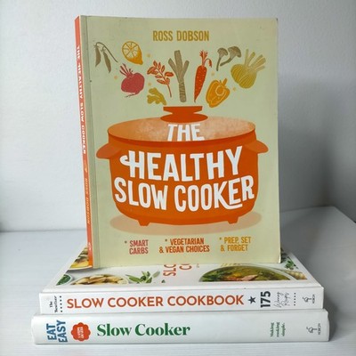 Slow Cooker Cookbook Bundle 3 Healthy Books Smart Carbs Vegetarian Easy Quick