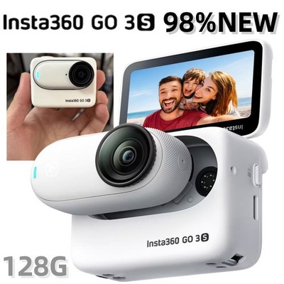 Insta360 GO 3S (128GB White) 4K Action Camera - (98% Mint) - Fully Functional!