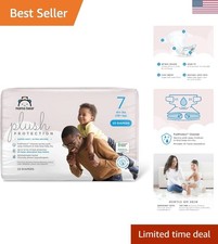 Amazon Brand Hypoallergenic Diapers Size 7 - 23 Count for Soft  Safe Protection