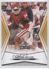 2014 Leaf Draft Gold Aaron Colvin #1 0a7