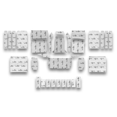 Flatline Barriers Full Interior Sound Dampening Kit Low Tunnel 2WD F-100 67-72