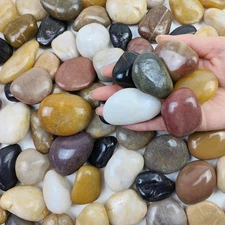 Best 5 lbs River Rocks Pebbles for Indoor Plants Decorative Mixed Color Potted