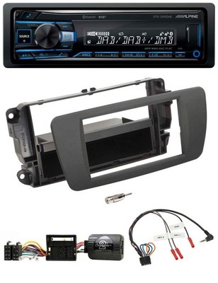 Alpine USB Bluetooth DAB Lenkrad Autoradio für Seat Ibiza tuam grey