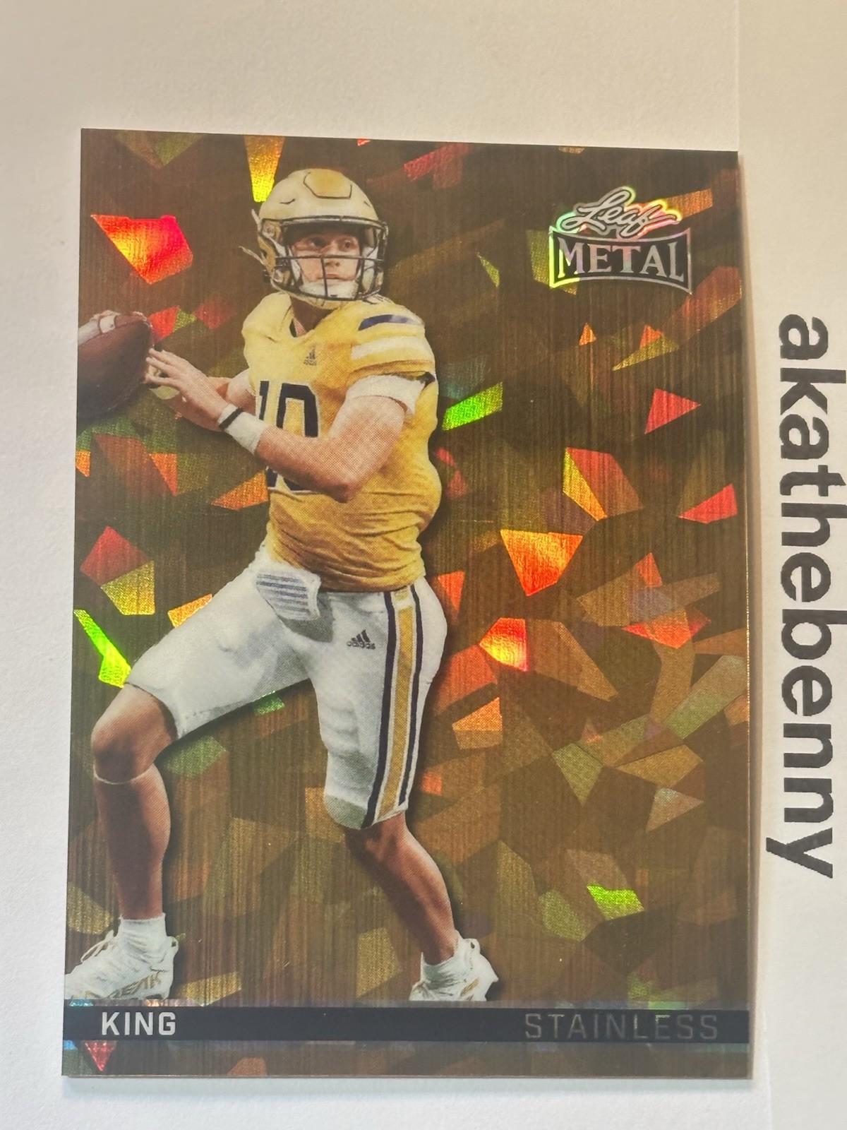 2026 Leaf Metal Haynes King #sb-20 GOLD Stainless 1/1 🔥