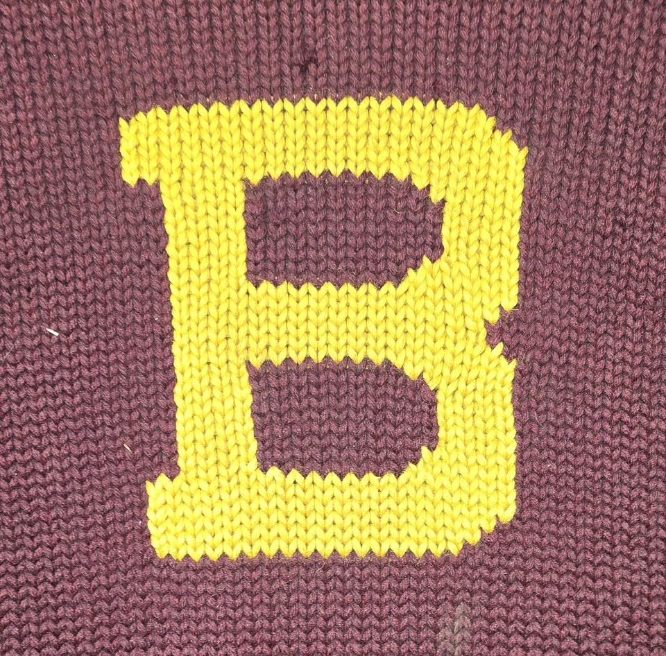 Vintage 1920s A.G. Spalding & Bros Bloomsburg Normal School Sweater Named Medium - Image 2 of 4