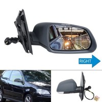 Rechts Grundiert FlüGel RüCkspiegel Manuell Kabel 2005-09 FüR VW Polo MK4 9N