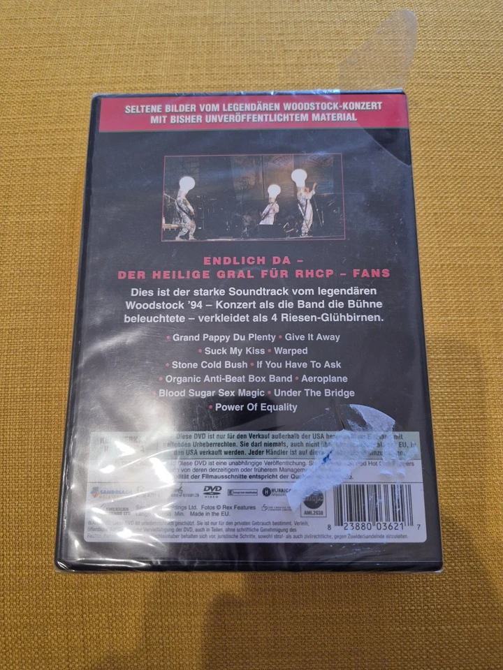 Red Hot Chilli Peppers | Live on Air | DVD | Neu und OVP - Bild 2 von 2