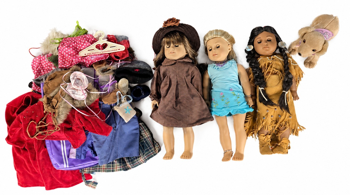 Vintage American Girl Doll Clothes and Accessories Lot Pleas