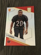 2023 Panini Donruss Elite /999 #135 DJ TURNER Cincinnati Bengals Rookie Card RC