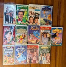 Kids Family Disney VHS Tapes Lot of 13 Movies