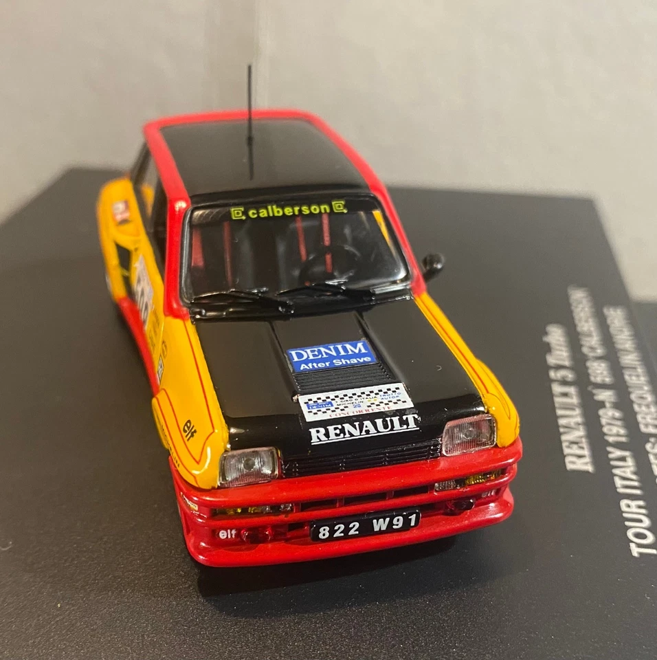 UNIVERSAL HOBBIES 1/43 - Ref: 1706 - RENAULT 5 TURBO - CALBERSON - GIRO d'ITALIA - Immagine 4 di 4