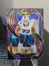 2024 Select Dion Dawkins Premier Level Purple Shock /360