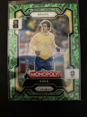2026 Monopoly Prizm Fifa World Cup Kaka Green Wave Icons #19 Brazil