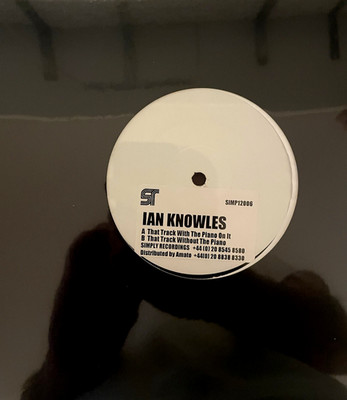 Ian Knowles- That Track With/Without The Piano- 12'' Vinyl U.K.Single- New Sealed