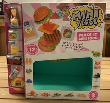 MGA S Mini Verse Make It Mini Food Diner Series 3 DISPLAY BOX ONLY