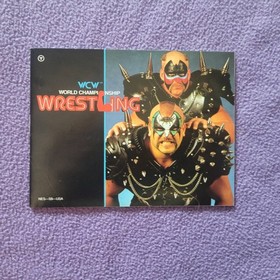 WCW World Championship Wrestling NES CIB Complete in box