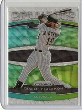 2020 PANINI PRIZM BASEBALL WHITE CHARLIE BLACKMON BRILLIANCE COLORADO ROCKIES