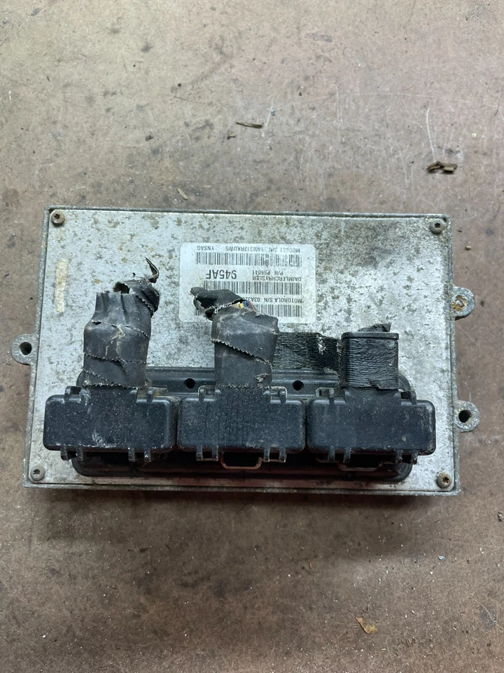 Jeep Wrangler 2002 módulo de control del motor 4,0 L ECU ECM L1374 DG fabricante original Foto 3 de 4