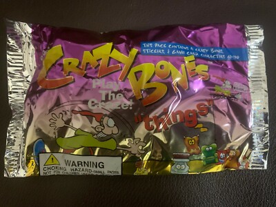  GoGo's Crazy Bones ''Things'' Collectible Game Pack!! Alien Inside Guaranteed!!